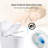 23 Inch Compact Bathroom Toilet - White, Dual Flush, Quiet Flush & Seat, Easy Clean, Large Design White Porcelain With 23" For Small Bathrooms, Silent Flushing, Installation,