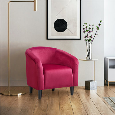Robeson 28" Wide Velvet Barrel Chair