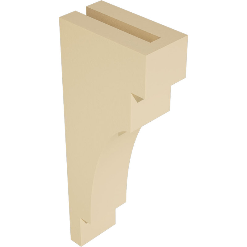 Corbeau d'uréthane méditerranéen Signature, brun clair apprêté, 20 po x 4 po x 8 po