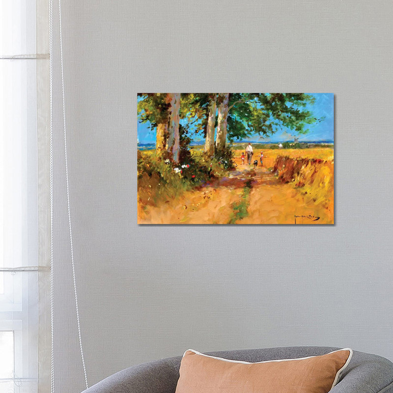 August Fields by John Haskins - Wrapped Canvas Gallery-Wrapped Canvas Giclée, 66.04 cm H x 45.72 cm W