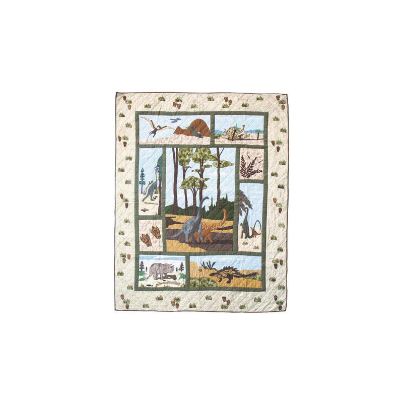 Dinosaur Reversible Quilt, King