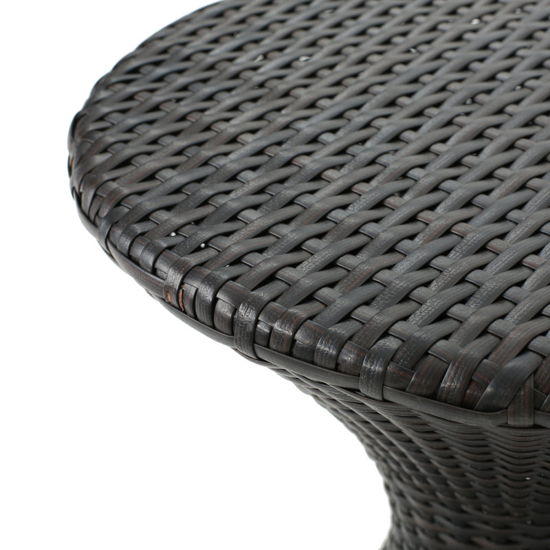 Table d'appoint d'extérieur 16 pouces multi - Structure en fer pour une apparence de patio charmante