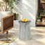 Tables de bout d'extérieur en ciment, table d'appoint Garden Terrazzo
