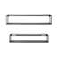 Georgeanne 2 Piece Metal Floating Shelf