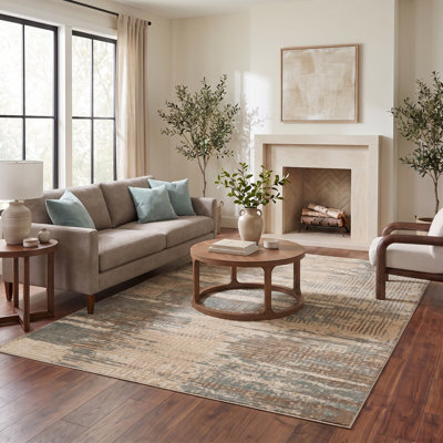 Kriselia Collection Abstract Area Rug