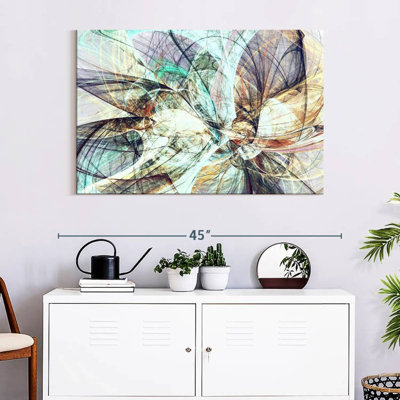 Dynamic Abstract Colors In Abstract Canvas Print