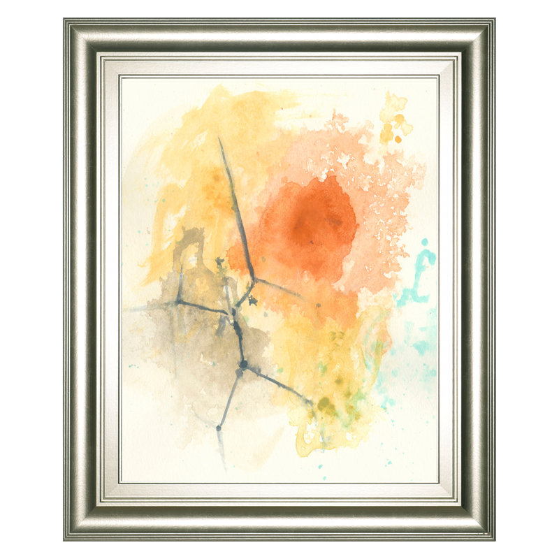 Magnetic Shift III, art mural - 22 po x 26 po, cadre argenté