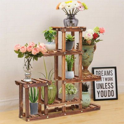 Wood Weather Resistant Plant Stand