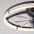 24'' Flush Mount Dimmable Ceiling Fan With LED Lights Bedroom Ceiling Fan-1203582301