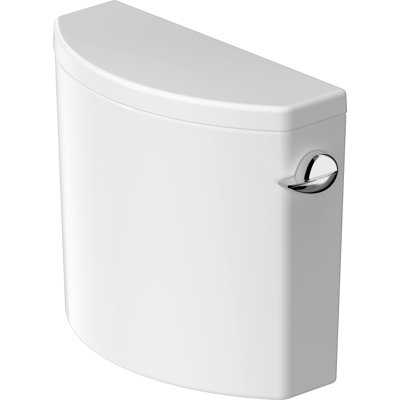 Réservoir de toilette blanc Duravit No.1 PRO avec levier inférieur droit