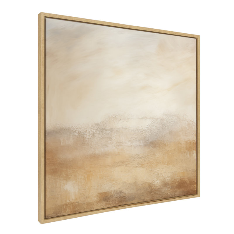 Tonal Abstract by The Creative Bunch Studio Framed Canvas Wall Art Print
