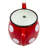 Red White Polka-Dot Enamel Kettle 1-qt