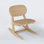 KufenKarl Rocking Chair, Unique Handmade Chair, Solid Wood Rocking Chairs, Sturdy Rocker Chair