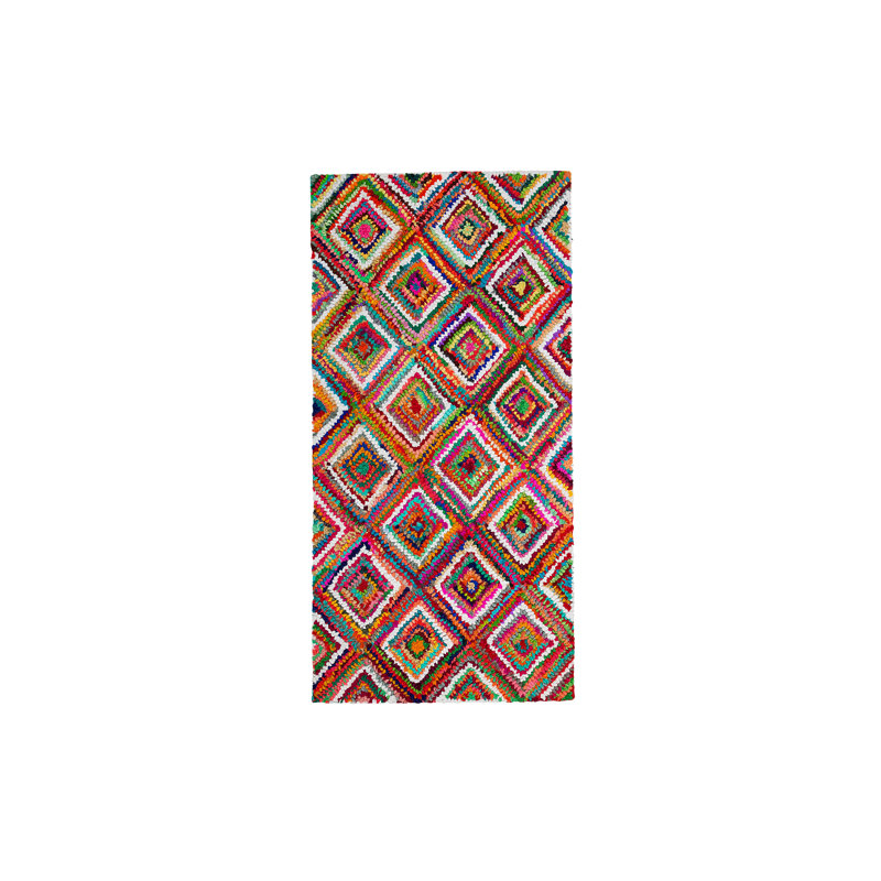 Cotton Hand Woven Area Rug, Rectangle 80 x 150cm