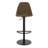 Safeta Swivel Upholstered Adjustable Height Counter Stool-2012125270