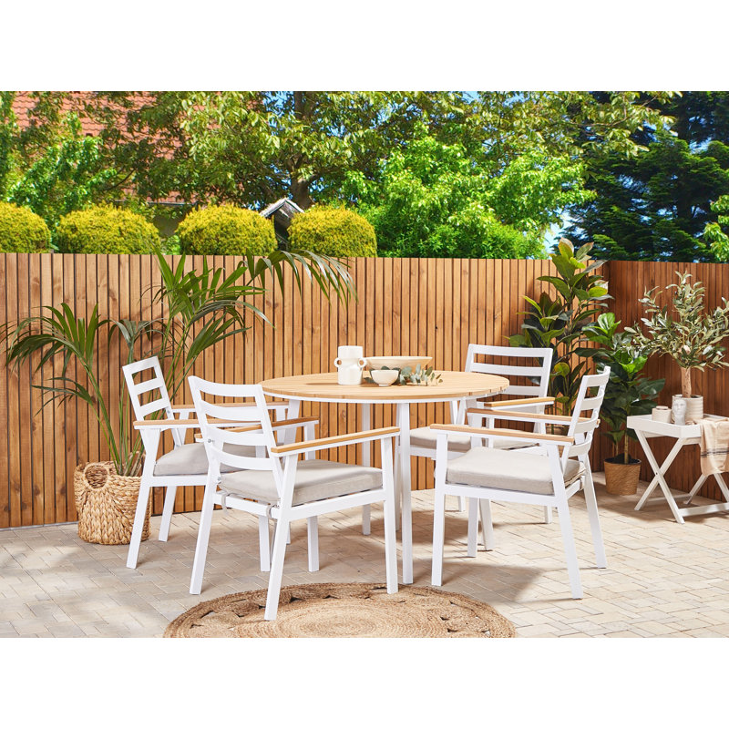 Fardy Patio Dining Side Chair with Cushion