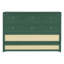 Queen Murphy Bed with Large Drawers,Green