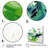 White And Green Abstract Ink Expression I - Abstract Wall Art-82391425-82391427