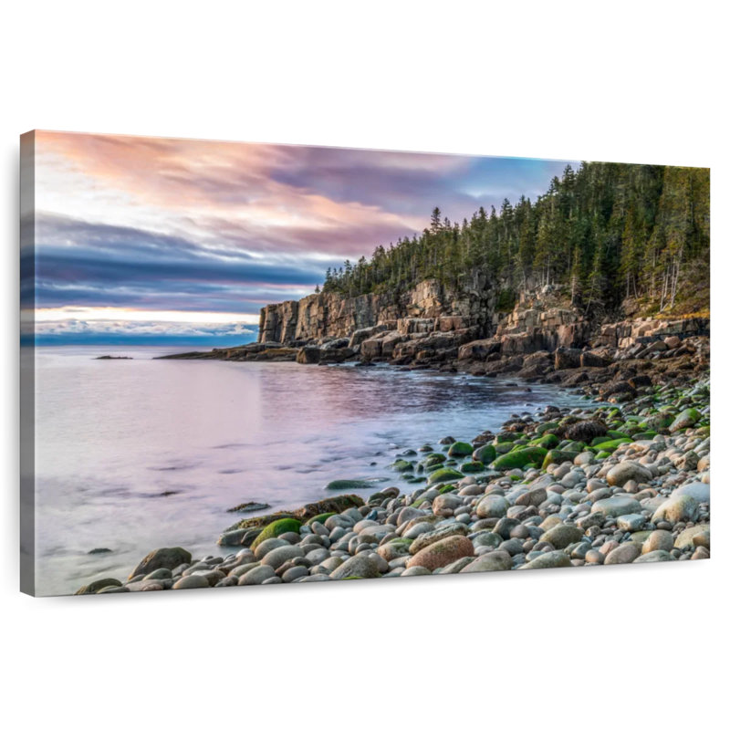 Otter Cliffs At Dawn, 34" H x 51" W