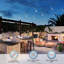 Guirlande lumineuse DEL extérieure de 14,6 m (48 pi), 24 ampoules incluses, 120 V, guirlande lumineuse néon féerique de qualité commerciale, fil de cuivre 18 AWG, blanc transparent-2110928348