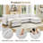 31.5" Heffernan Accent Chair Modular Sectional Sofa-110585206