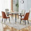 Ensemble de salle à manger 5 pièces 50 "avec chaises rembourrées Contemporary-92611035-92611031