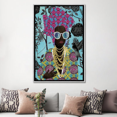 " Modern Turban Woman III " by Nikki Chu