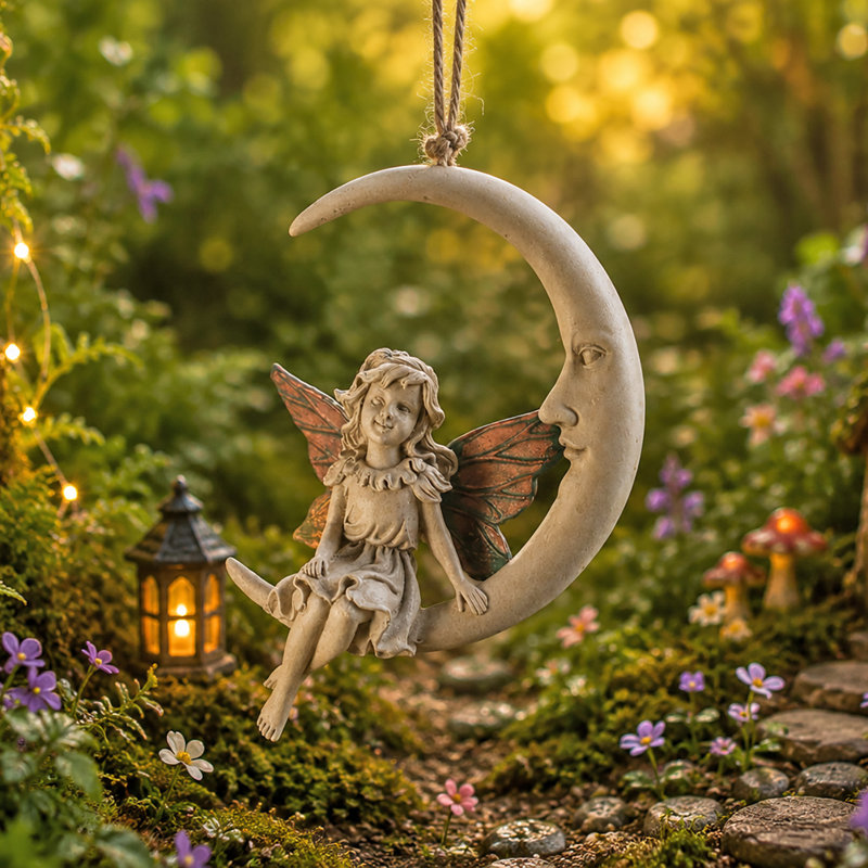 Ashton-under-Lyne Fairies Weather Resistant Resin Garden Statue