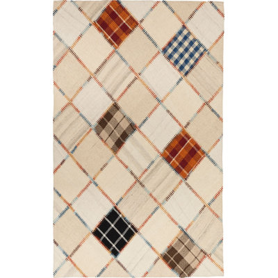 Jamari Geometric Wool Hand Woven 170cm X 240cm Area Rug