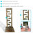 Natural Stone Weather-Resistant Stacked Slate Outdoor Water Fountain