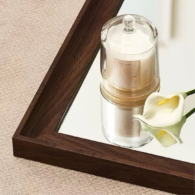70*32 Inch Full-Body Floor Mirror With Artificial Wood Frame, Elegant Design And Durability, A Must-Have For Bedrooms, Clothing Stores And Salons
