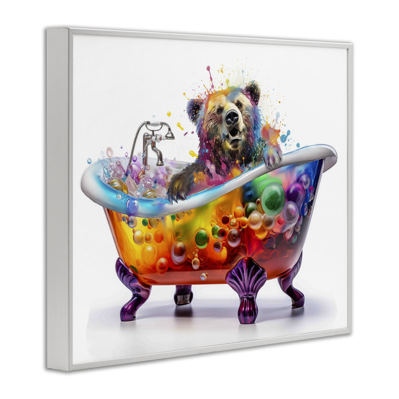Giclée moderne et audacieuse par Mary Cunningham, Giclée encadrée blanc bord de mer, H 24 po x l 30 po
