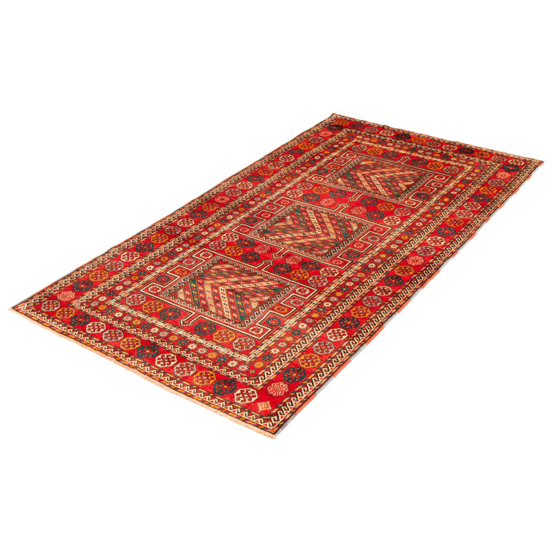 Tapis rouge Ganya 5 pi 1 po x 9 pi 5 po