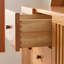 Armoire d'appoint en bois massif durable et simple