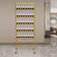 5-Tier Metal Champagne Wine Glass Display Stand-2073700624