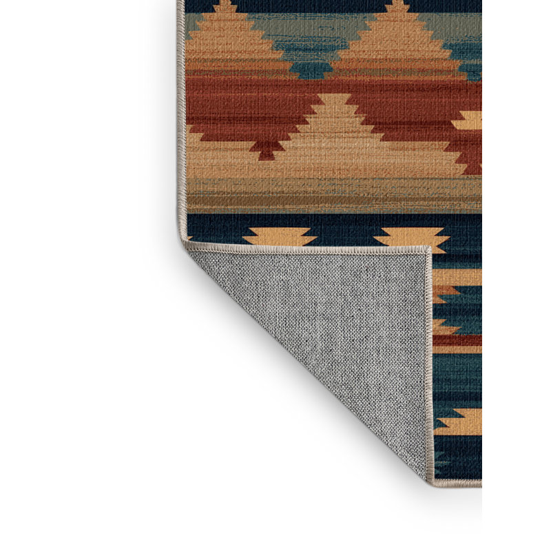  Tapis lavable Mesa and Butte Southwestern, Tapis de couloir 2 pi x 4 pi