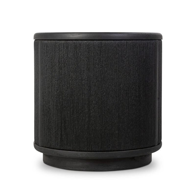 Rosenell End Table, Black Oak Veneer