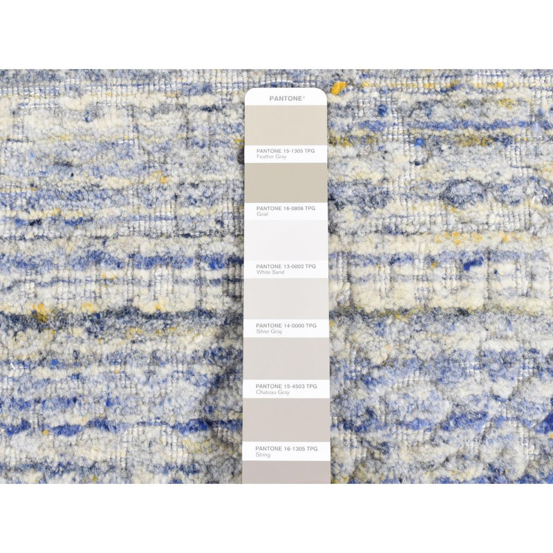 Tapis tissé à la main 2 pi x 2 pi en laine texturée Salut et Lo avec plusieurs couleurs C6A74E7AB2564AAAB3B3754EFE76D9A5