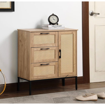 Storage Cabinet With Drawers And Adjustable Shelves For Living Room, Dining Room