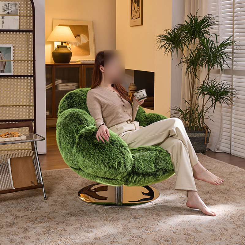 Ergonomic swivel chair, Green