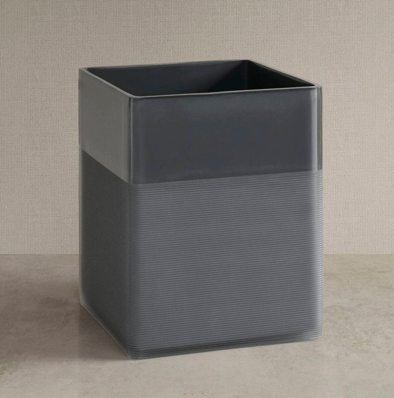 One Size Bath Accessories set, Charcoal Mist