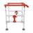 Adjustable Toilet Safety Frame(Orange)