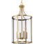 Luminaire suspendu cylindrique de style lanterne à 4 lumières Hejan-1803276100
