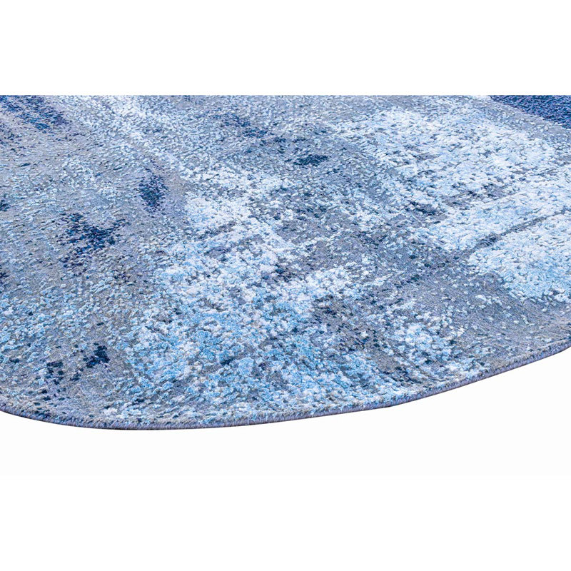 Abstract Area Rug, Round 6'
