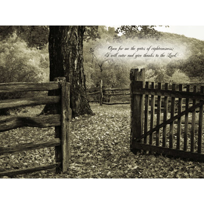 " Open Gated Of Righteousness "