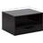Modern Floating Shelf With Pull-Out Drawer And Storage Cubby, Minimalist Wall-Mounted End Table For Display And Organization, Durable Poplar Wood Construction