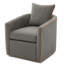 Fauteuil pivotant rembourré Fauteuil club-1000444406