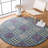 Metro Hand Tufted Wool And Cotton With Latex Geometric Rug-1453022836