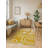 Stylish Area Rug 4.6 x 7.2 Feet, 60% Cotton & 40% Polyester, 1100 g/m² | Non-Slip Cotton Underside, Machine Woven, Digital Print | Thin 0.3 in Total Thickness, Washable at 30°C | Perfect for Living Room & Bedroom Decor-1611195004