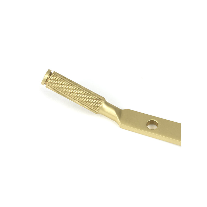 Brompton Satin Brass Stay, 24.8cm H x 1.6cm W x 0.6cm D